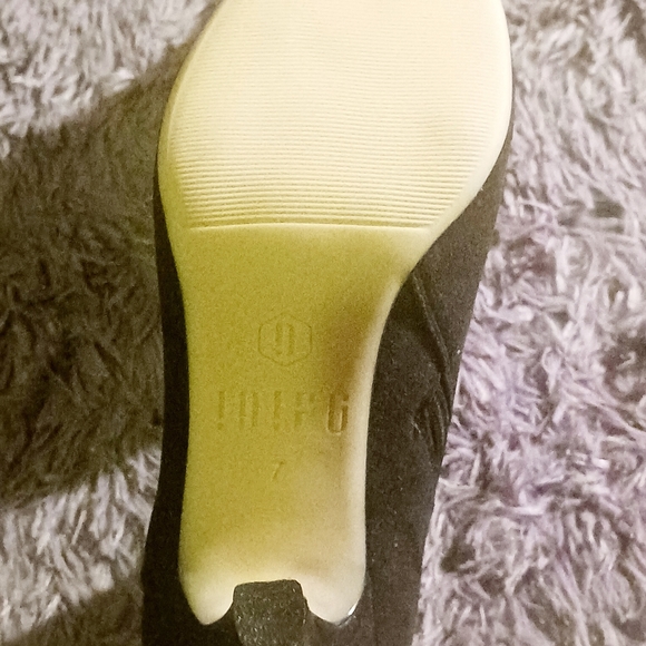 IDIFU black Women's 3 Buckle Strap Ankle Booties 3 Inch Pointed Toe Zipper Heels - Picture 4 of 7